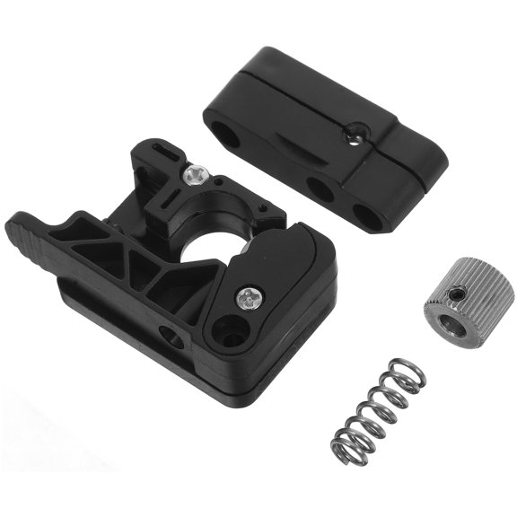 Oulii Luxshiny Upgraded Mk8 Extruder for 3D Printer Use Metal Frame Extruder Kit Adjustable Pressure Black