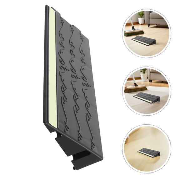 Oulii Non Slip Plastic Threshold Ramp for Doorways with Glow in The Dark Safety Strip