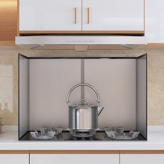 Oulii Non Stick Stainless Steel Kitchen Oil Deflector Baffle Plate for Home Stove Use