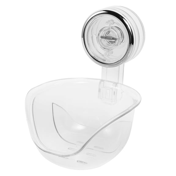 Oulii Reusable Transparent Beauty Sponge Holder with Suction Cup for Bathroom Use