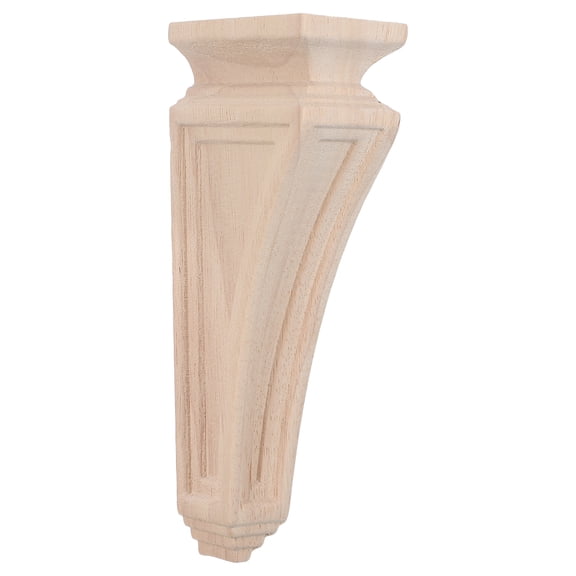 OULII Beige Floating Fireplace Mantel Bracket Wooden Wall Shelf Support Heavy Duty Decorative Corbel