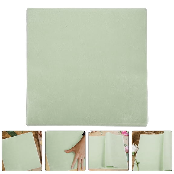 Oulii Waterproof Pear Tissue Paper Light Green for Floral Wrapping and Artistic Decor Uses