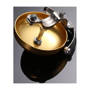 OULII Yellow Aluminum Alloy Mountain Bike Bell for Handlebar - , Lightweight Cycling Accessory