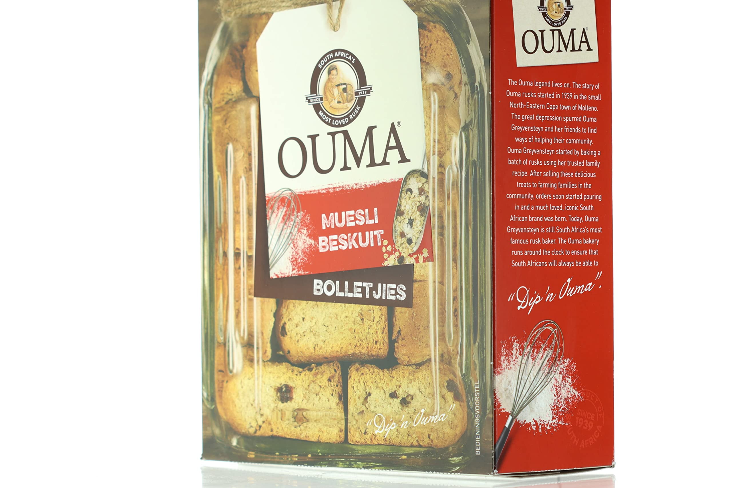 Ouma Muesli Rusks, Chunky AIF4 Muesli Beskuit, Bolletjies 1kg / 35.3 oz (1pack)