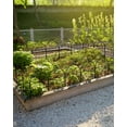 thumbnail image 1 of Oumilen 12.80" x 0.10" Black Decorative Garden Fence (35 Pieces), 1 of 1