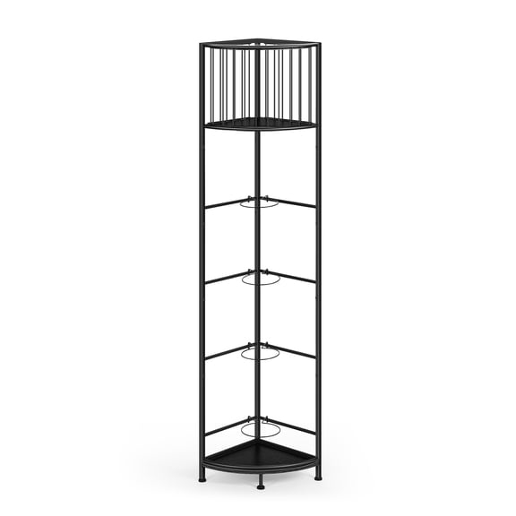 Oumilen 3-Tier Freestanding Basketball Storage Rack, Heavy-Duty Sports Ball Organizer
