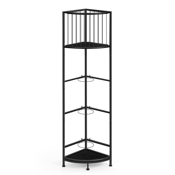 Oumilen 3-Tier Freestanding Basketball Storage Rack, Heavy-Duty Sports Ball Organizer