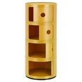 Oumilen 4 Drawer Sliding Barrel Modern Bedroom Nightstand Yellow oumilen-4-drawer-sliding-barrel-modern-bedroom-nightstand-yellow