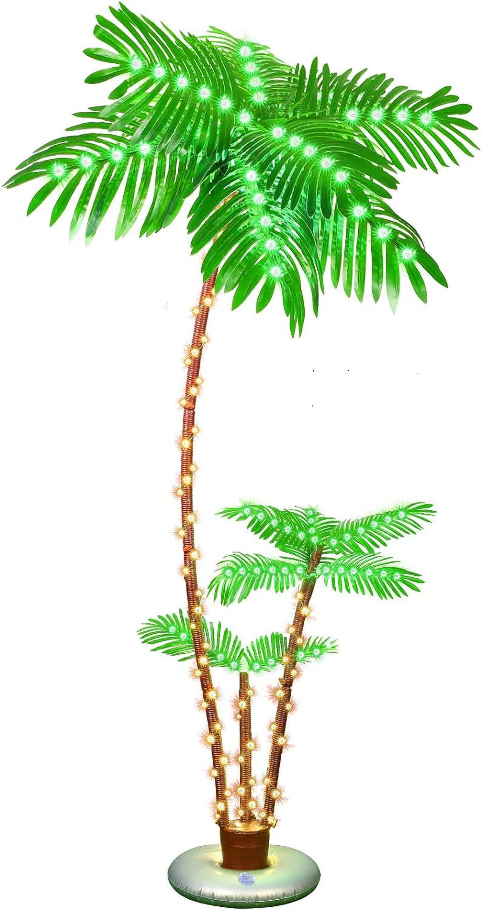Oumilen 7ft LED Artificial Fake Palm Trees Lights for Decoration
