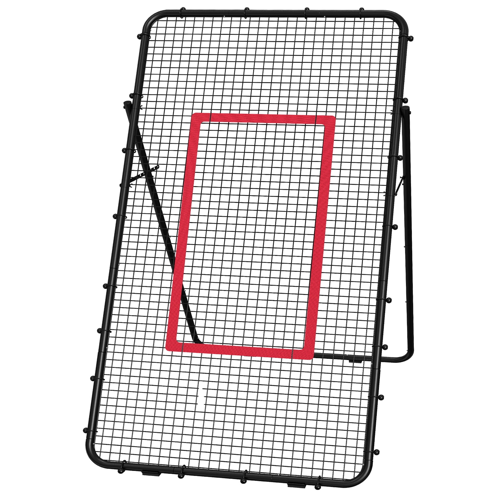 Oumilen Black Baseball Rebounder Portable Training Pitch Back