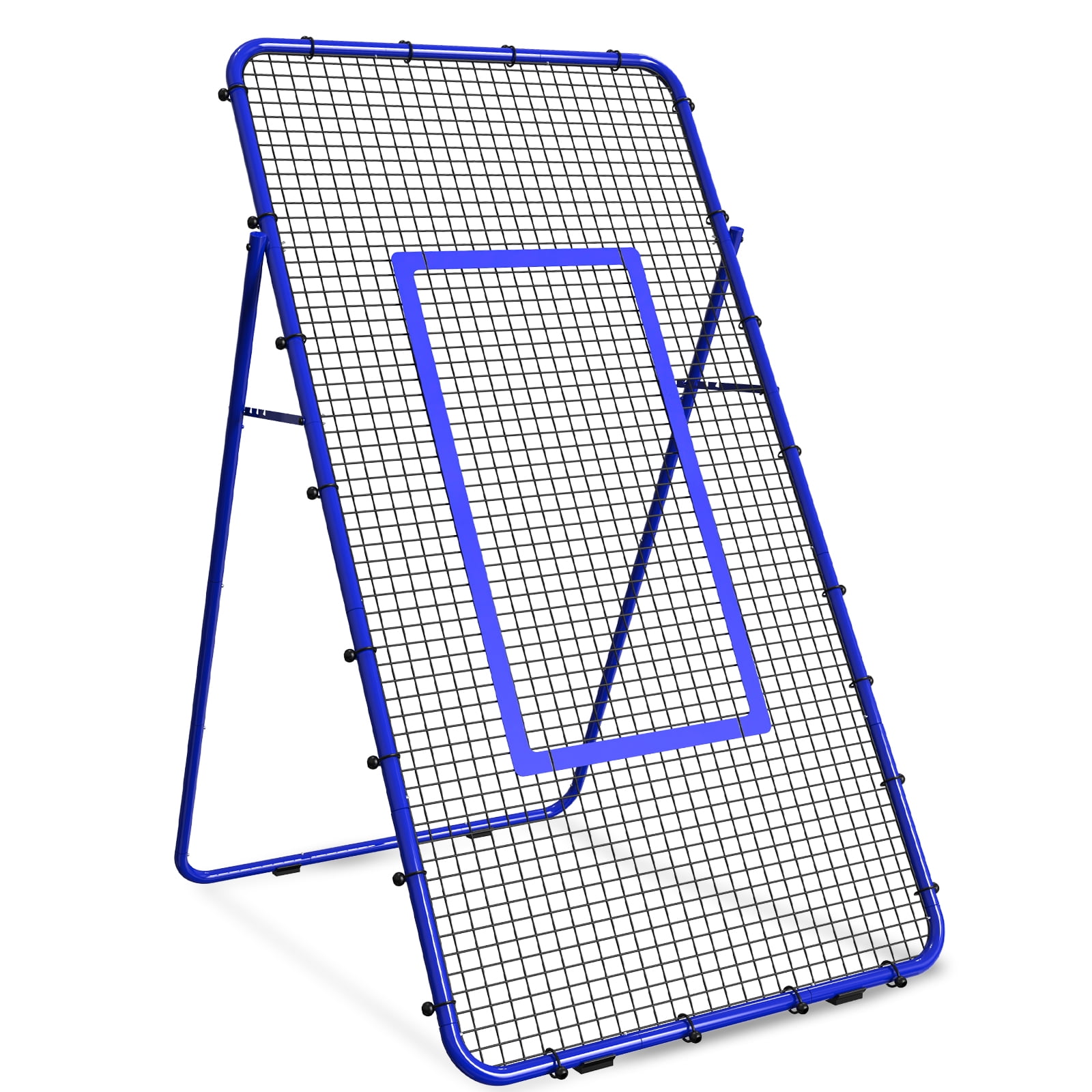 Oumilen Blue Baseball Rebounder Portable Training Pitch Back
