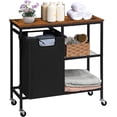 thumbnail image 1 of Oumilen Carrying Handles Metal Rectangle Laundry Sorter, Brown, 1 of 7