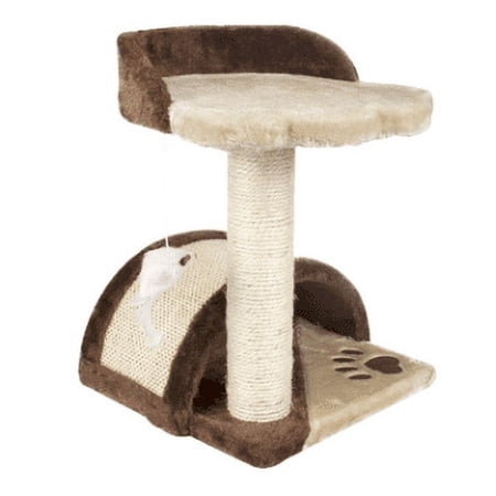 Oumilen Cat Tree with Feather Toy Cat Scratching Post