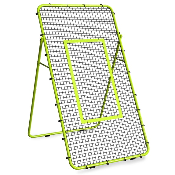 Oumilen Green Baseball Rebounder Portable Training Pitch Back
