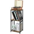 thumbnail image 1 of Oumilen Indoor Modern Adjustable, Multifunction Wood Rectangle End Table, Rustic Brown, 1 of 7