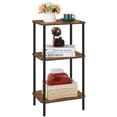 thumbnail image 1 of Oumilen Indoor Modern Lightweight Wood Rectangle End Table, Brown, 1 of 7
