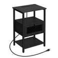thumbnail image 1 of Oumilen Adult Modern Nightstand with Charging Station, Black, 1 of 5