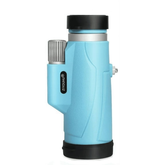 Oumilen Monocular Telescope, High Power 10X42 Waterproof Monocular with Single Hand Focusing, Bright and Clear, Monocular Scope for Traveling, Blue