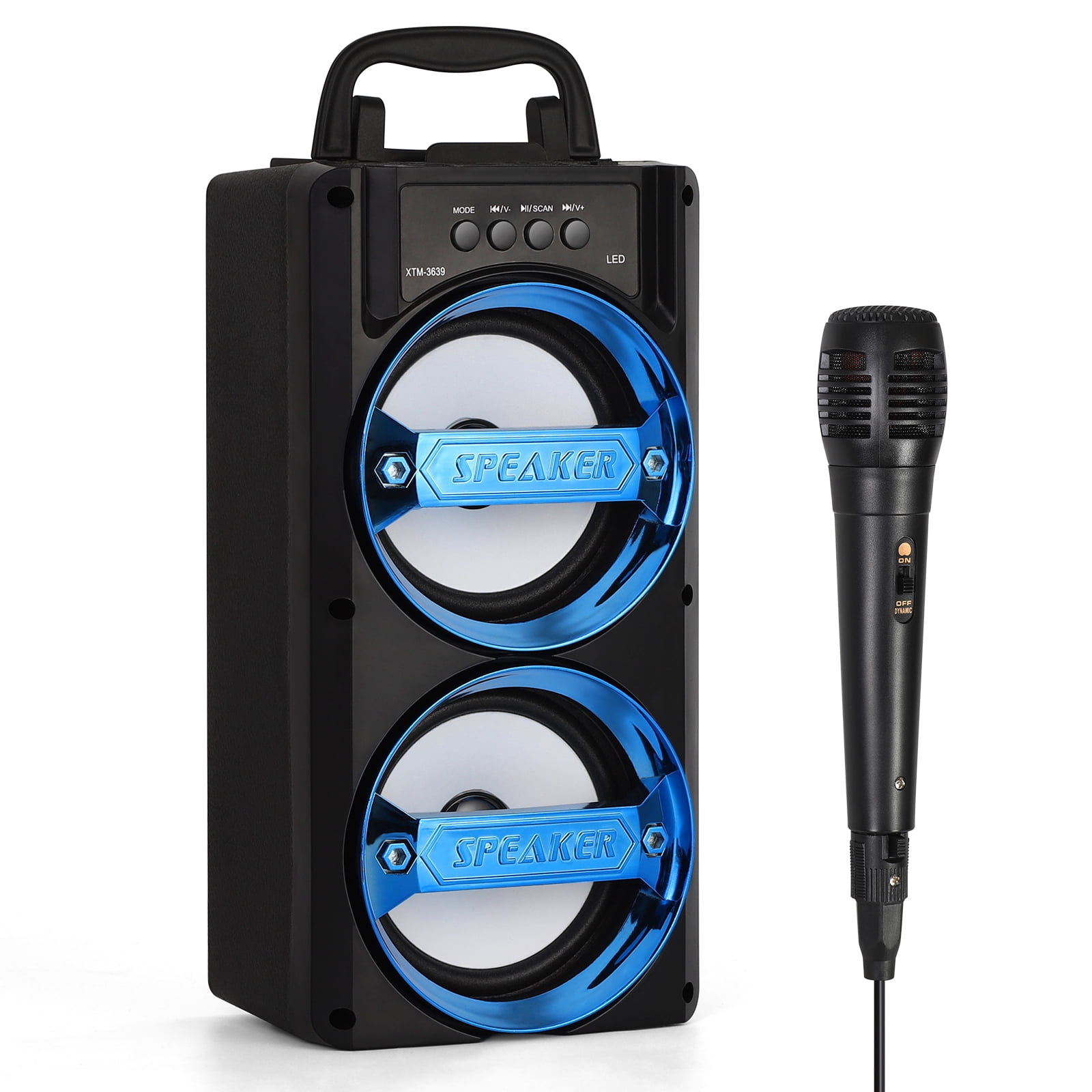 Oumilen Portable Bluetooth Speaker, Blue, ON-SP-6