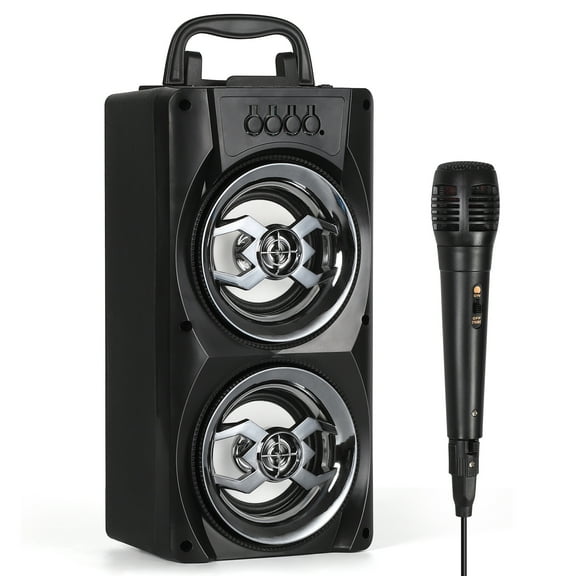 Oumilen Portable Bluetooth Speakers, Black, ON-SP-11-wm