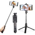 thumbnail image 1 of Oumilen Selfie Stick Extendable Lightweight Tripod Support Bluetooth Remote for Android and iOS Black, 1 of 2