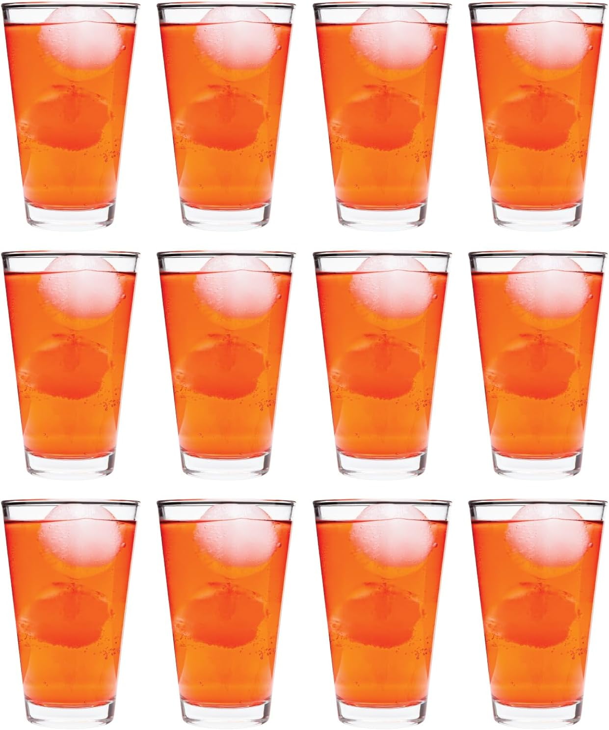 Ounce Water , All Purpose Drinking Glasses, Thick and Durable