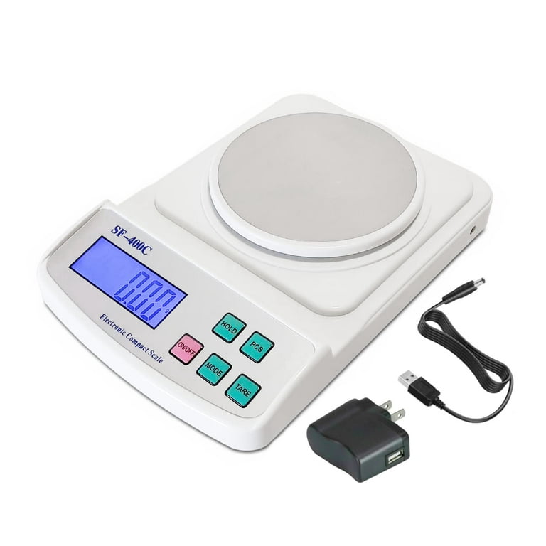 Digital Scale 500g x 0.01g for Precision Weighing & Counting - USB Wal 