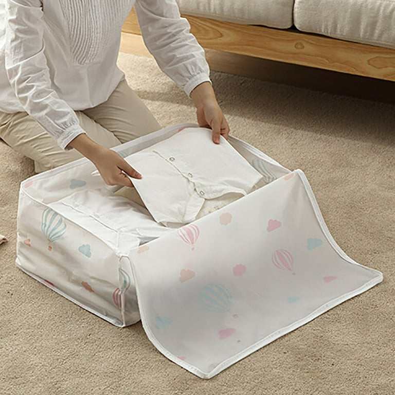 Closet blanket storage hot sale