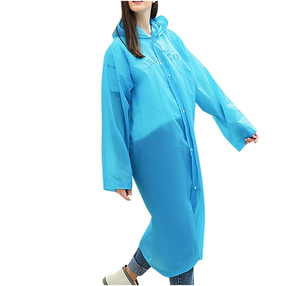 Fridja Women And Man Casual Long Sleeve Windbreaker Waterproof Raincoat