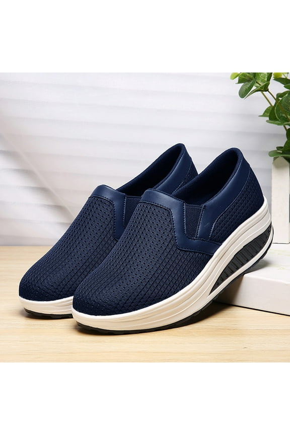 Women Fashion Breathable Shoes Casual Sneakers Fitness Shoes Platform Sneaker