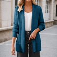 thumbnail image 1 of Ounisa Cardigans for Women Loose Casual Long Sleeved Open Front Breathable Cardigans with Pockets, 1 of 5