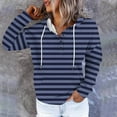 thumbnail image 1 of Ounisa Hooded Sweatshirts for Women Hoodies Pullover Casual Sports Top Button Down Shirt with Pockets, 1 of 6