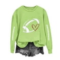 thumbnail image 1 of Ounisa Oversized Sweatshirt for Women Crewneck Game Day Pullover Sweatshirts Funny Graphic Cute Mom Football Sweatsirts, 1 of 4