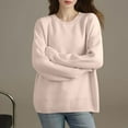 thumbnail image 1 of Ounisa Sweaters Fall 2025 Trendy Casual Crewneck Long Sleeve Cozy Knit Pullover Sweater Tops Winter Clothing, 1 of 6