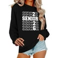 thumbnail image 1 of Ounisa Sweatshirt for Women Sweatshirt Football Season Pullover Long Sleeve Crewneck Priting Casual Tops, 1 of 5