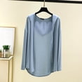 thumbnail image 1 of Ounisa Women Fashion Hoodies Casual Solid Color Lightweight Fall Open Front Cardigans Long Sleeve Tops with Pockets, 1 of 6