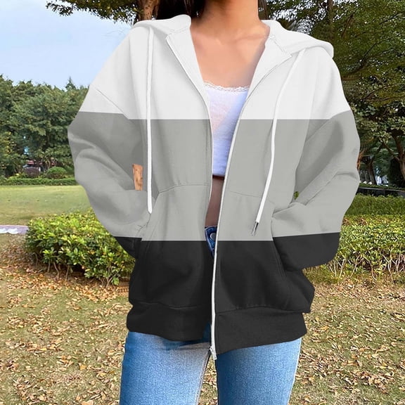 Ounisa Women Hoodies Pullover Casual Thin Sweatshirts with Pockets Loose Fit Long Sleeve Drawstring Design Hoody Sweatshirt