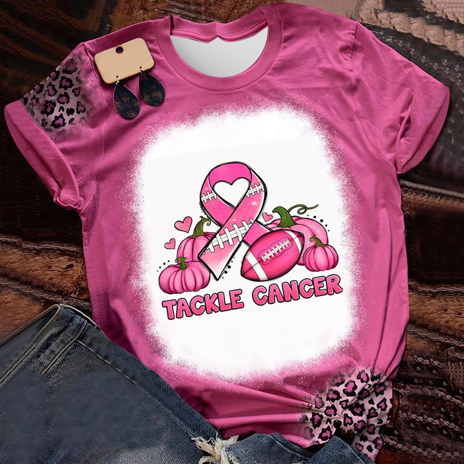 Ounisa Women in October We Wear Pink Shirt Breast Cancer Awareness ...