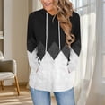 thumbnail image 1 of Ounisa Women's 2025 Fall Long Sleeve Hoodie Gradient Pullover Sweatshirt Lightweight Casual Tops Blouse, 1 of 5