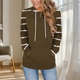 thumbnail image 1 of Ounisa Women’s 2025 Fall Long Sleeve Hoodie Pullover Sweatshirt Lightweight Casual Tops Blouse, 1 of 6