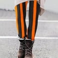 thumbnail image 1 of Ounisa Women's Halloween Bat Ghost Print High Waist Leggings, Stretchy Full Length Tights with Fun Spooky Graphic for Active Casual Days, 1 of 4