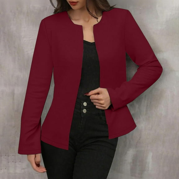 Ounisa Women's Lightweight Summer Cardigan Cropped Long Sleeve Shrug Thin Open Front Sheer Bolero for Dresses