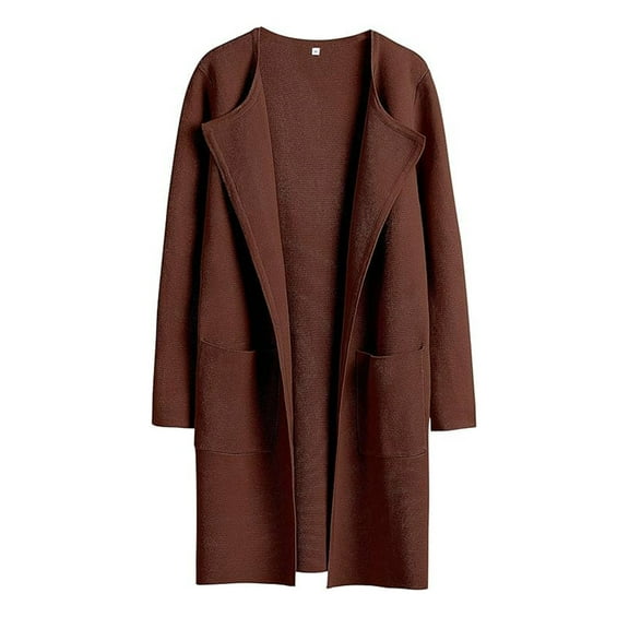 Ounisa Women's Long Cardigan Sweaters Oversized Fall Dressy Coatigan Jackets Trendy Knit Winter Coats