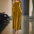 thumbnail image 1 of Ounisa Women's Summer Long Sleeve Striped Flowy Casual Long Maxi Dress with Pockets, 1 of 8