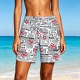 thumbnail image 1 of Ounisa Women's Summer Resort Relaxed Fit Shorts Comfy Stretchy Non Binding Breathable Lightweight Soft Shorts, 1 of 5