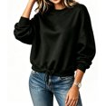 thumbnail image 1 of Ounisa Women's Winter Fashionable Casual Sweatshirt Long Sleeved Pullover Sweatshirt Hooded Sweatshirt, 1 of 8