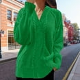 thumbnail image 1 of Ounisa Women's oversized sweater V-neck cable braided cover casual autumn clothing fashion clothing 2025, 1 of 6