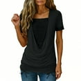 thumbnail image 1 of Ounisa Womens Cap Sleeve Summer Tops 2025 Trendy Tank Tops V Neck Loose Fit Shirts, 1 of 9
