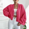 thumbnail image 1 of Ounisa Womens Cardigan Sweater Button Down Long Sleeve Chunky Soft Knit Sweater Fall Open Front Loose Casual Cardigan Coat, 1 of 8