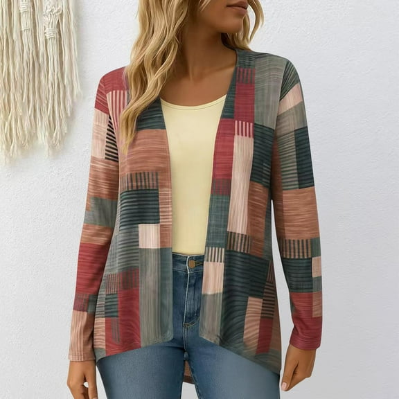 Ounisa Womens Tops Dressy Casual Long Sleeve Business Knit T Shirts V Neck Pleated Work Blouses Loose Fall Trendy Clothes Coats